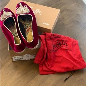 Christian Louboutin Noemi Playa Velvet Espadrilles